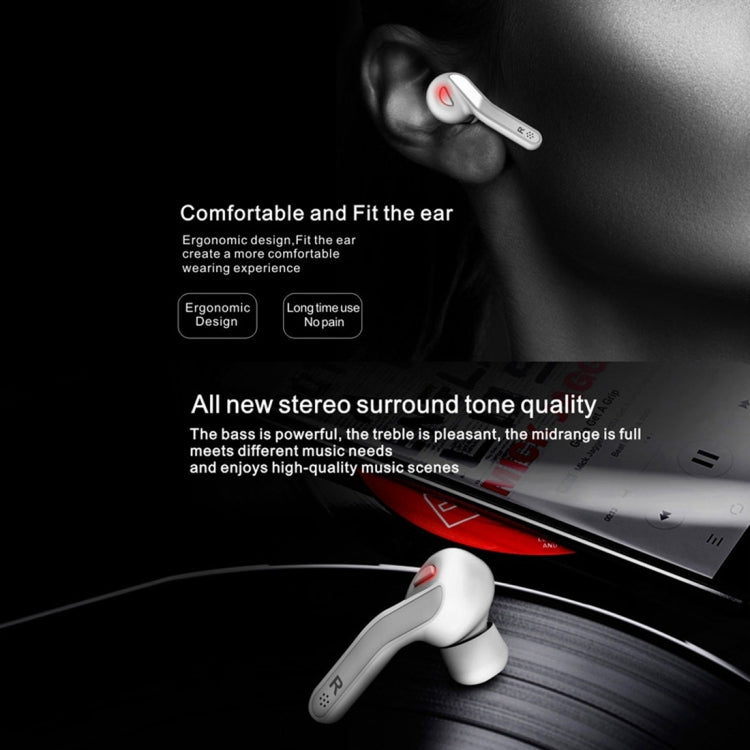 T-88 TWS Bluetooth V5.0 Kabellose Stereo-Ohrhörer mit magnetischer Ladebox