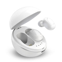 A10 TWS Drahtloser Bluetooth-Kopfhörer in Raumkapselform mit magnetischer Ladebox und Trageband, unterstützt HD-Anrufe und automatische Bluetooth-Kopplung, Black, Black White, White, White + Black
