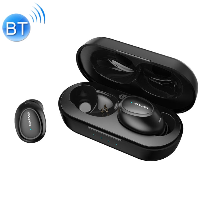 awei T6 TWS Bluetooth V5.0 Ture Kabelloses Sport-Headset mit Ladehülle