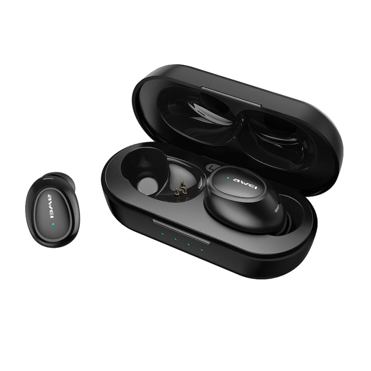 awei T6 TWS Bluetooth V5.0 Ture Kabelloses Sport-Headset mit Ladehülle