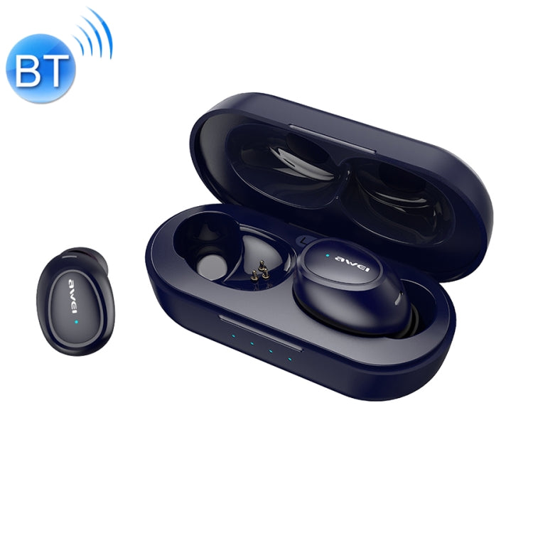 awei T6 TWS Bluetooth V5.0 Ture Kabelloses Sport-Headset mit Ladehülle