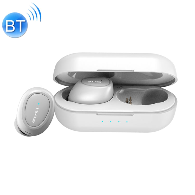 awei T6 TWS Bluetooth V5.0 Ture Kabelloses Sport-Headset mit Ladehülle