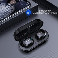 awei T13 TWS Bluetooth V5.0 Ture Kabelloses Sport-Headset mit Ladehülle