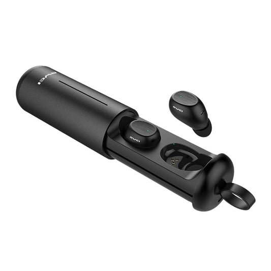 awei T55 TWS Bluetooth V5.0 Ture Kabelloses Sport-Headset mit tragbarem Ladekoffer