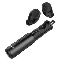 awei T55 TWS Bluetooth V5.0 Ture Kabelloses Sport-Headset mit tragbarem Ladekoffer