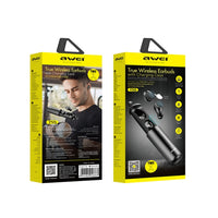 awei T55 TWS Bluetooth V5.0 Ture Kabelloses Sport-Headset mit tragbarem Ladekoffer