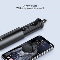 awei T55 TWS Bluetooth V5.0 Ture Kabelloses Sport-Headset mit tragbarem Ladekoffer