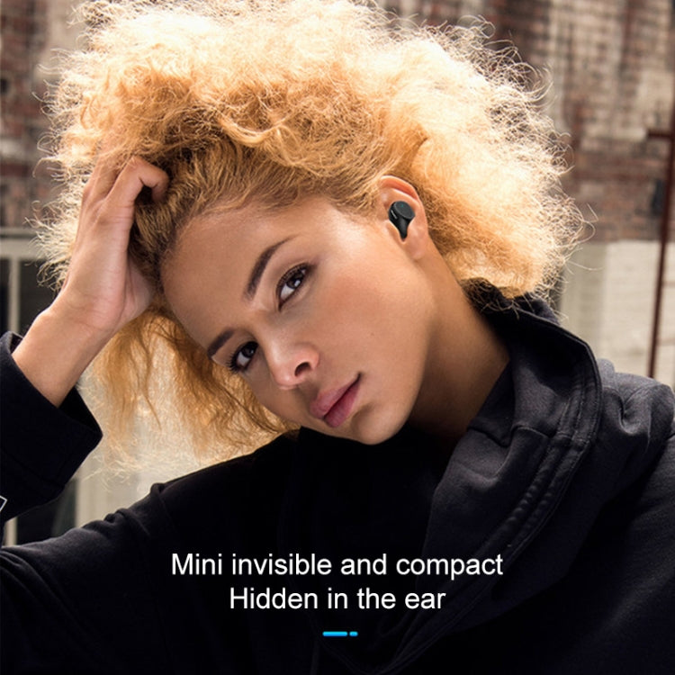 awei T55 TWS Bluetooth V5.0 Ture Kabelloses Sport-Headset mit tragbarem Ladekoffer