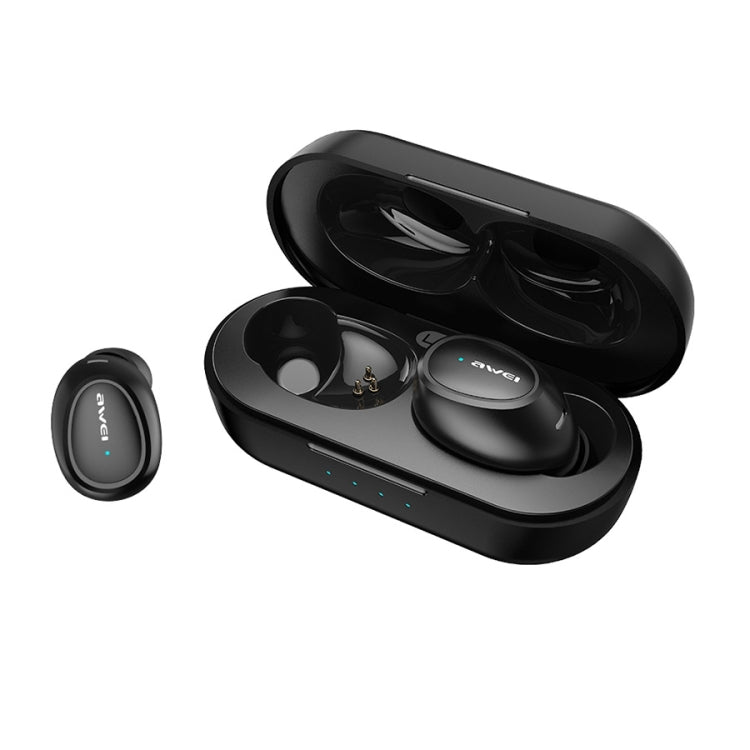 awei T16 TWS Bluetooth V5.0 Ture Kabelloses Sport-Headset mit Ladehülle