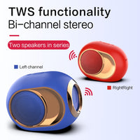 X6 TWS 5W Outdoor Wasserdichter Bass Drahtloser Bluetooth-Lautsprecher, unterstützt Freisprecheinrichtung / USB / AUX / TF-Karte
