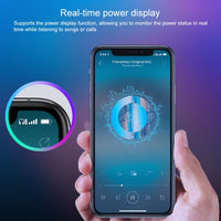 M7 TWS V5.0 Binaurales kabelloses Stereo-Bluetooth-Headset mit Ladeetui und Digitalanzeige