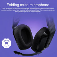 Logitech G335 faltbares kabelgebundenes Gaming-Headset mit Mikrofon