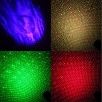 Blinblin Major 1 Tragbarer RGB-Laserprojektor mit 6 W USB-Aufladung und Bluetooth-Stereo-Sound-Lautsprecher