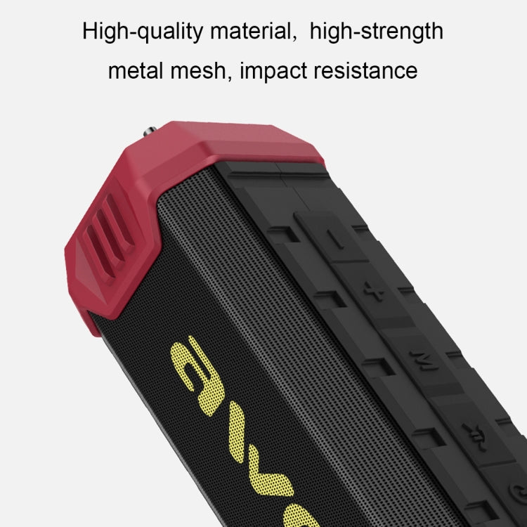 awei Y280 IPX4 Bluetooth-Lautsprecher-Powerbank mit verbessertem Bass, integriertem Mikrofon, unterstützt FM/USB/TF-Karte/AUX, Y280