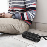 awei Y280 IPX4 Bluetooth-Lautsprecher-Powerbank mit verbessertem Bass, integriertem Mikrofon, unterstützt FM/USB/TF-Karte/AUX, Y280