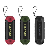 awei Y280 IPX4 Bluetooth-Lautsprecher-Powerbank mit verbessertem Bass, integriertem Mikrofon, unterstützt FM/USB/TF-Karte/AUX, Y280