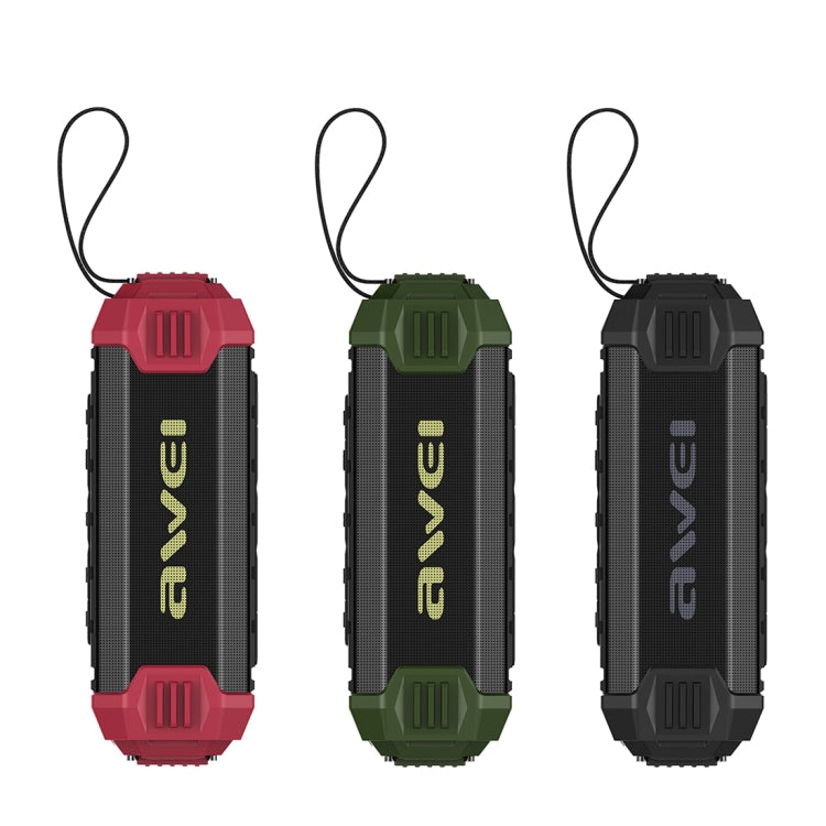 awei Y280 IPX4 Bluetooth-Lautsprecher-Powerbank mit verbessertem Bass, integriertem Mikrofon, unterstützt FM/USB/TF-Karte/AUX, Y280