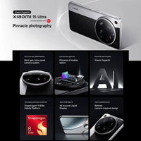 Xiaomi 15 Ultra Global, 16 GB + 512 GB, 3D-Ultraschall-Fingerabdrucksensor, 200-MP-Kamera, 6,73 Zoll Xiaomi HyperOS 2, Snapdragon 8 Elite Octa-Core-Prozessor (3 nm), NFC, Netzwerk: 5G, Xiaomi 15 Ultra Global, 16GB+512GB (Silver)                        ...