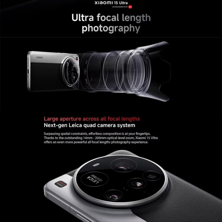 Xiaomi 15 Ultra Global, 16 GB + 512 GB, 3D-Ultraschall-Fingerabdrucksensor, 200-MP-Kamera, 6,73 Zoll Xiaomi HyperOS 2, Snapdragon 8 Elite Octa-Core-Prozessor (3 nm), NFC, Netzwerk: 5G, Xiaomi 15 Ultra Global, 16GB+512GB (Silver)                        ...