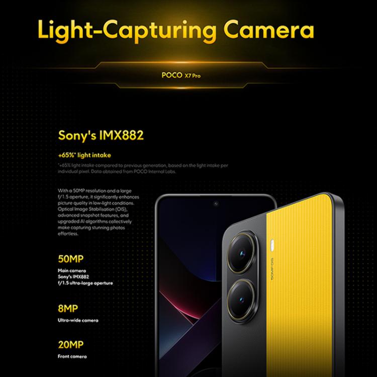 Xiaomi POCO X7 Pro 5G Global, 12 GB + 256 GB, Fingerabdruck auf dem Bildschirm, 6,67 Zoll Xiaomi HyperOS 2 MediaTek Dimensity 8400-Ultra Octa Core, NFC, Netzwerk: 5G, 12GB+256GB