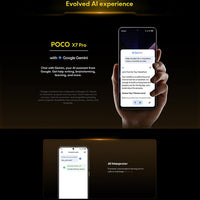 Xiaomi POCO X7 Pro 5G Global, 12 GB + 256 GB, Fingerabdruck auf dem Bildschirm, 6,67 Zoll Xiaomi HyperOS 2 MediaTek Dimensity 8400-Ultra Octa Core, NFC, Netzwerk: 5G, 12GB+256GB