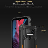 Oukitel WP23 Plus – Robustes Smartphone, 8 GB RAM + 256 GB interner Speicher, 6,52 Zoll Display, Android 14.0, Unisoc T606 Octa-Core-Prozessor, NFC, OTG, 4G-Netzwerk, WP23 Plus, WP23 Plus 8GB+256GB