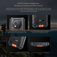 Robustes Telefon Oukitel G1, 6 GB + 256 GB, Fingerabdruckerkennung, 6,52 Zoll Android 14 T606 Octa Core, NFC, OTG, Netzwerk: 4G