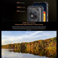 Robustes Telefon Oukitel G1, 6 GB + 256 GB, Fingerabdruckerkennung, 6,52 Zoll Android 14 T606 Octa Core, NFC, OTG, Netzwerk: 4G