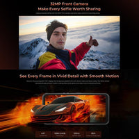 Oukitel WP55 5G Rugged Phone, 12 GB + 256 GB, 108-MP-Kamera, Fingerabdrucksensor, 6,6 Zoll, MediaTek Dimensity 7025 Octa-Core-Prozessor, NFC, OTG, Netzwerk: 5G, WP55