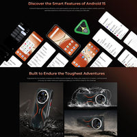 Oukitel WP55 5G Rugged Phone, 12 GB + 256 GB, 108-MP-Kamera, Fingerabdrucksensor, 6,6 Zoll, MediaTek Dimensity 7025 Octa-Core-Prozessor, NFC, OTG, Netzwerk: 5G, WP55