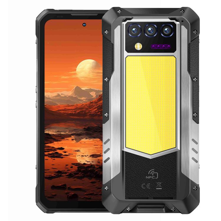 Oukitel WP100 Robustes Smartphone mit Laser-Entfernungsmesser, 12 GB + 512 GB Speicher, 200-MP-Kamera, Fingerabdrucksensor, 6,8-Zoll-Display, Android 14, MediaTek Dimensity 7300 Octa-Core-Prozessor, NFC, OTG, 5G-Netzwerk, WP100
