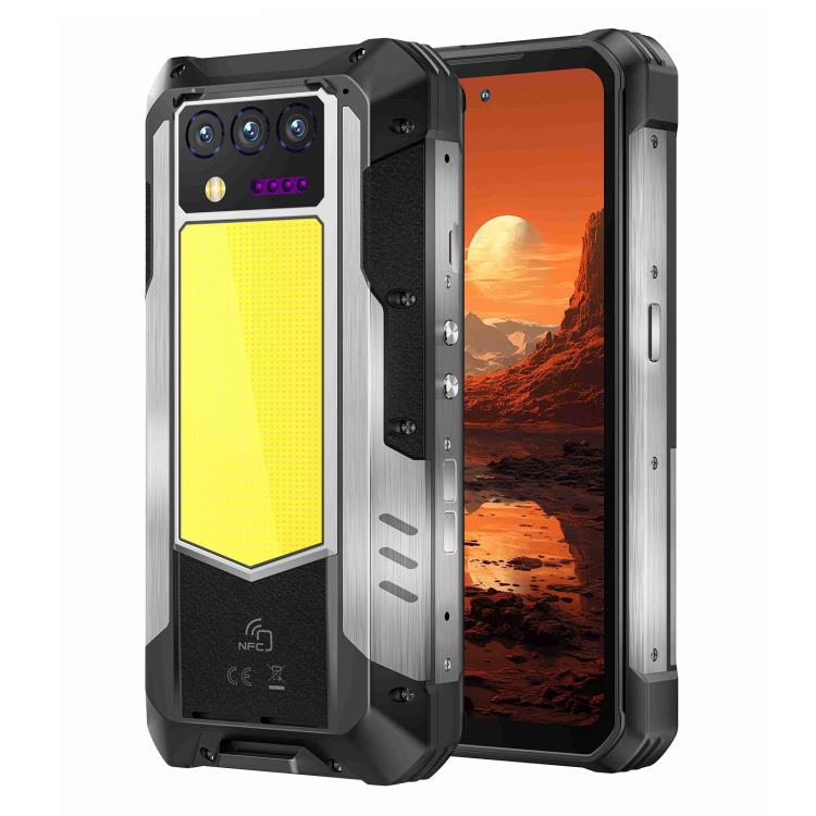 Oukitel WP100 Robustes Smartphone mit Laser-Entfernungsmesser, 12 GB + 512 GB Speicher, 200-MP-Kamera, Fingerabdrucksensor, 6,8-Zoll-Display, Android 14, MediaTek Dimensity 7300 Octa-Core-Prozessor, NFC, OTG, 5G-Netzwerk, WP100