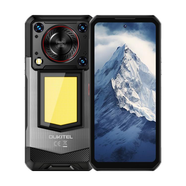 Oukitel WP56 Rugged Phone, 12 GB + 512 GB, 108-MP-Kamera, Fingerabdrucksensor, 6,8-Zoll-Android-15-Display, MTK Dimensity 7050 Octa-Core-Prozessor, NFC, OTG, 5G-Netzwerk