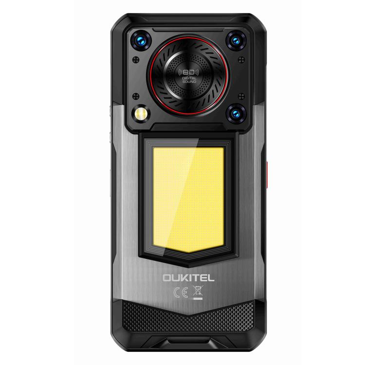 Oukitel WP56 Rugged Phone, 12 GB + 512 GB, 108-MP-Kamera, Fingerabdrucksensor, 6,8-Zoll-Android-15-Display, MTK Dimensity 7050 Octa-Core-Prozessor, NFC, OTG, 5G-Netzwerk