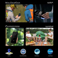 Oukitel WP56 Rugged Phone, 12 GB + 512 GB, 108-MP-Kamera, Fingerabdrucksensor, 6,8-Zoll-Android-15-Display, MTK Dimensity 7050 Octa-Core-Prozessor, NFC, OTG, 5G-Netzwerk