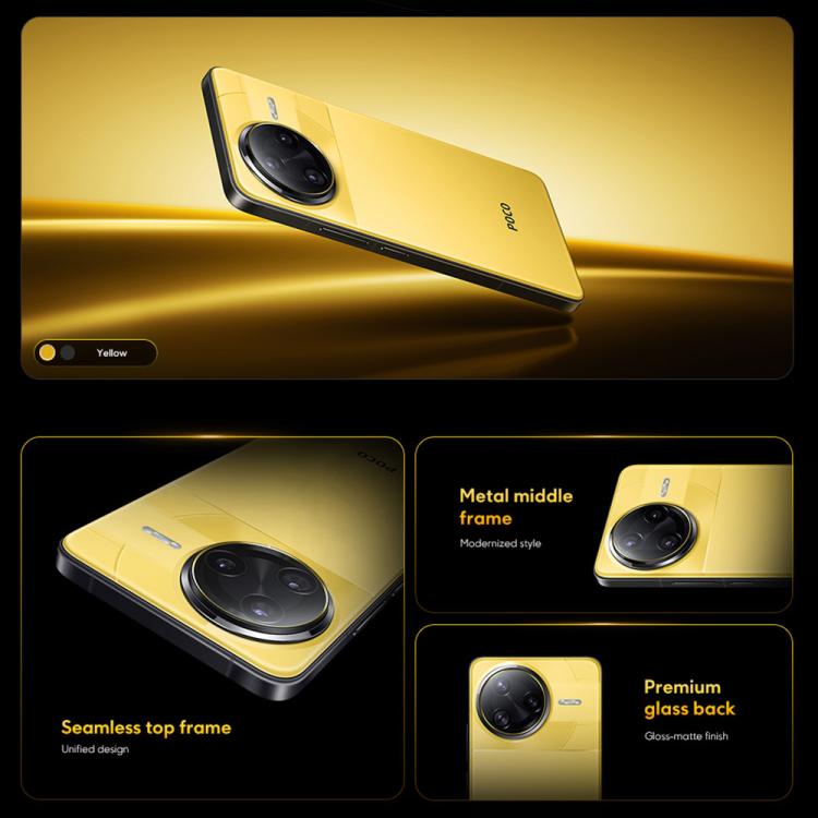 Xiaomi POCO F7 Ultra Global, 12 GB + 256 GB, Fingerabdrucksensor im Display, 6,67 Zoll, Xiaomi HyperOS 2, Snapdragon 8 Elite Octa-Core-Prozessor, NFC, Netzwerk: 5G, 12GB+256GB