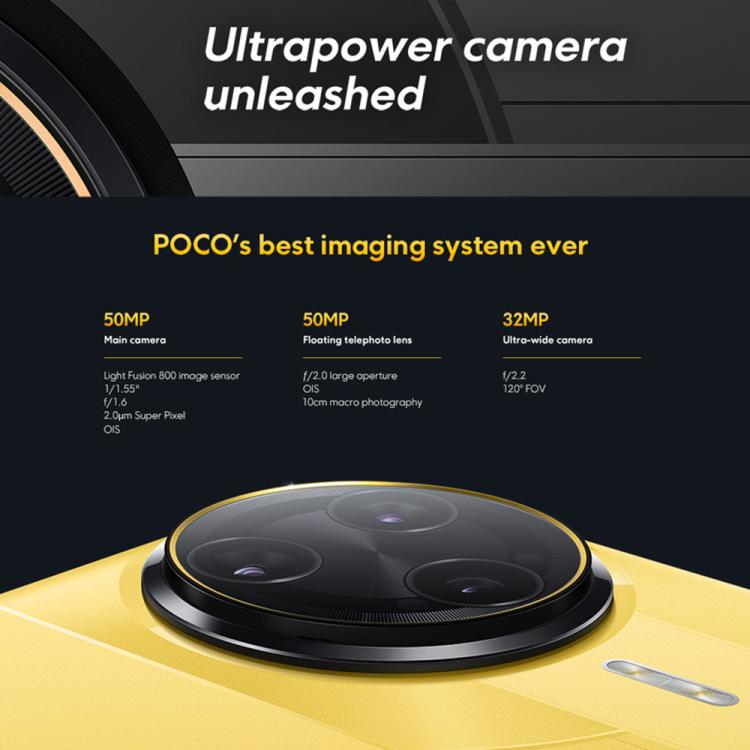 Xiaomi POCO F7 Ultra Global, 12 GB + 256 GB, Fingerabdrucksensor im Display, 6,67 Zoll, Xiaomi HyperOS 2, Snapdragon 8 Elite Octa-Core-Prozessor, NFC, Netzwerk: 5G, 12GB+256GB
