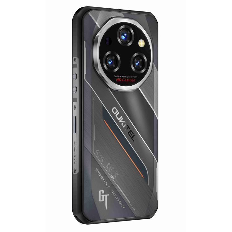 Oukitel WP62 Rugged Phone, 8 GB + 256 GB, 108-MP-Kamera, Fingerabdrucksensor, 6,6 Zoll, Android 15, MediaTek Dimensity 7025 Octa-Core-Prozessor, NFC, OTG, 5G-Netzwerk, 8GB+256GB