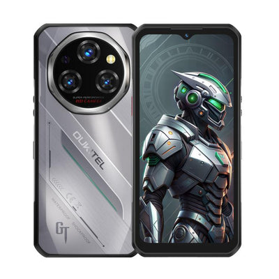 Oukitel WP62 Rugged Phone, 8 GB + 256 GB, 108-MP-Kamera, Fingerabdrucksensor, 6,6 Zoll, Android 15, MediaTek Dimensity 7025 Octa-Core-Prozessor, NFC, OTG, 5G-Netzwerk, 8GB+256GB