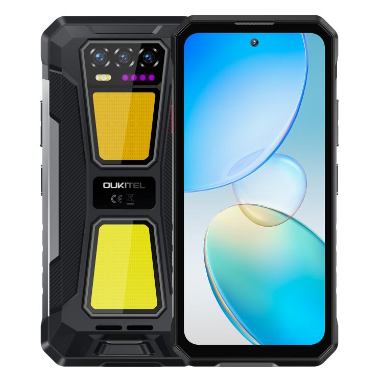 Oukitel WP58 Pro – Robustes Smartphone, 8 GB RAM + 512 GB interner Speicher, seitlicher Fingerabdrucksensor, 6,7-Zoll-Display, Android 15, UMS9621S Octa-Core-Prozessor, NFC, OTG, 5G-Netzwerk, 8GB+512GB