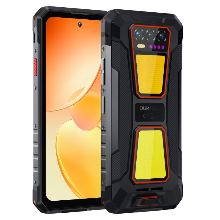 Oukitel WP58 Pro – Robustes Smartphone, 8 GB RAM + 512 GB interner Speicher, seitlicher Fingerabdrucksensor, 6,7-Zoll-Display, Android 15, UMS9621S Octa-Core-Prozessor, NFC, OTG, 5G-Netzwerk, 8GB+512GB