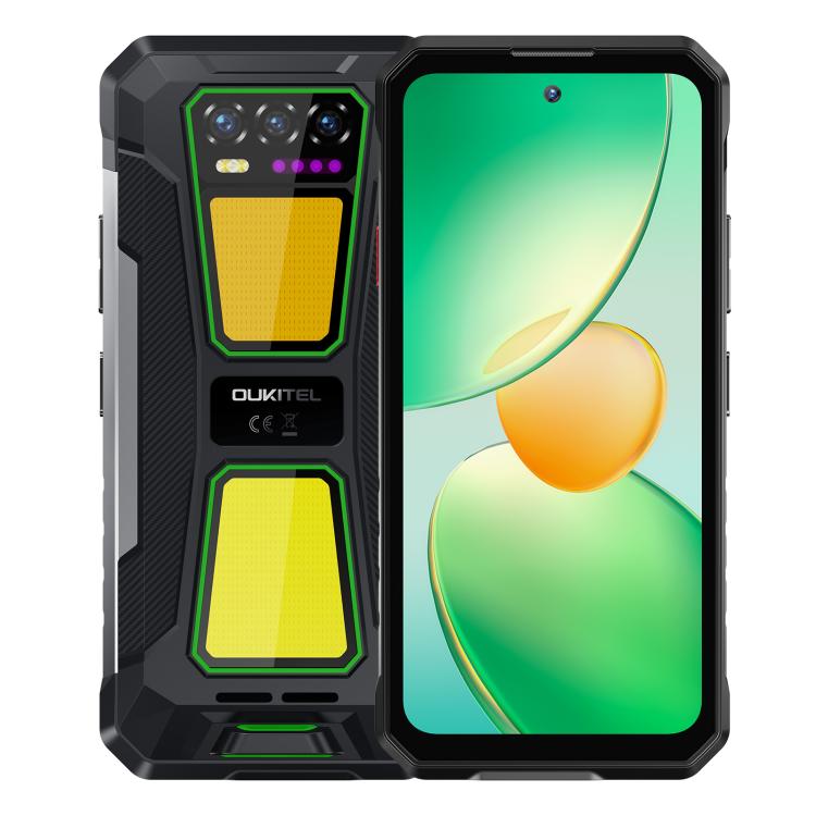 Oukitel WP58 Pro – Robustes Smartphone, 8 GB RAM + 512 GB interner Speicher, seitlicher Fingerabdrucksensor, 6,7-Zoll-Display, Android 15, UMS9621S Octa-Core-Prozessor, NFC, OTG, 5G-Netzwerk, 8GB+512GB