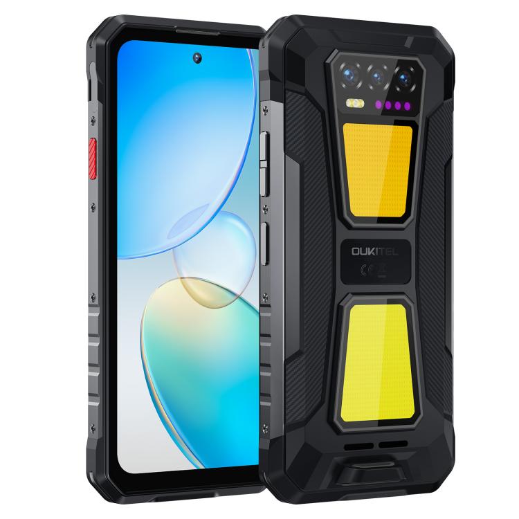 Oukitel WP58 Pro – Robustes Smartphone, 8 GB RAM + 256 GB interner Speicher, seitlicher Fingerabdrucksensor, 6,7-Zoll-Display, Android 15, UMS9621S Octa-Core-Prozessor, NFC, OTG, 5G-Netzwerk, 8GB+256GB
