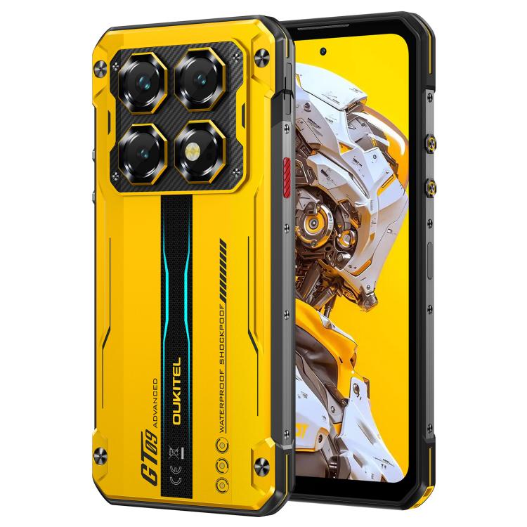 Oukitel WP60 Rugged Phone, 16 GB + 512 GB, Nachtsicht, 108-MP-Kamera, seitlicher Fingerabdrucksensor, 7,2-Zoll-Display, Android 15, MediaTek Dimensity 7025 Octa-Core-Prozessor, NFC, OTG, 5G-Netzwerk, 16GB+512GB