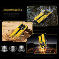 Oukitel WP60 Rugged Phone, 16 GB + 512 GB, Nachtsicht, 108-MP-Kamera, seitlicher Fingerabdrucksensor, 7,2-Zoll-Display, Android 15, MediaTek Dimensity 7025 Octa-Core-Prozessor, NFC, OTG, 5G-Netzwerk, 16GB+512GB