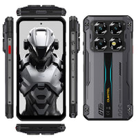 Oukitel WP60 Rugged Phone, 8 GB + 256 GB, Nachtsicht, 108-MP-Kamera, seitlicher Fingerabdrucksensor, 7,2-Zoll-Display, Android 15, MediaTek Dimensity 7025 Octa-Core-Prozessor, NFC, OTG, 5G-Netzwerk, 8GB+256GB