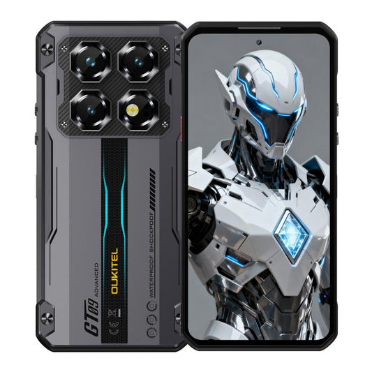 Oukitel WP60 Rugged Phone, 8 GB + 256 GB, Nachtsicht, 108-MP-Kamera, seitlicher Fingerabdrucksensor, 7,2-Zoll-Display, Android 15, MediaTek Dimensity 7025 Octa-Core-Prozessor, NFC, OTG, 5G-Netzwerk, 8GB+256GB