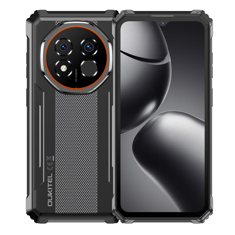 Oukitel G6 Rugged Phone, 4 GB + 64 GB, Fingerabdrucksensor, 10600-mAh-Akku, 6,52 Zoll, Android 16.0, Unisoc T615 Octa-Core-Prozessor, OTG, Netzwerk: 4G, 4GB+64GB