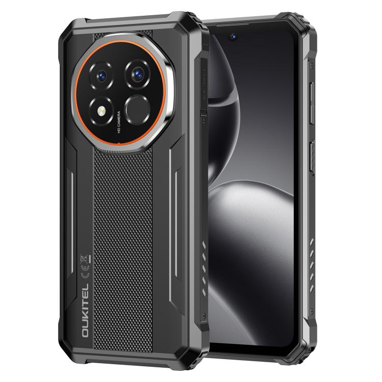 Oukitel G6 Rugged Phone, 4 GB + 64 GB, Fingerabdrucksensor, 10600-mAh-Akku, 6,52 Zoll, Android 16.0, Unisoc T615 Octa-Core-Prozessor, OTG, Netzwerk: 4G, 4GB+64GB