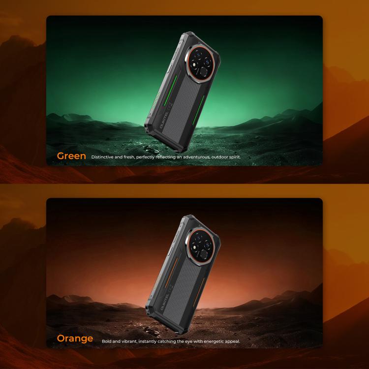 Oukitel G6 Rugged Phone, 8 GB + 256 GB, Fingerabdrucksensor, 10600-mAh-Akku, 6,52 Zoll, Android 16.0, Unisoc T615 Octa-Core-Prozessor, NFC, OTG, Netzwerk: 4G, 6GB+256GB